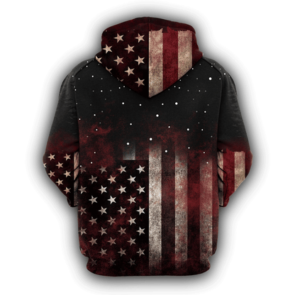 America Skull HT241121 Unisex womens & mens, couples matching, friends, funny family sublimation 3D hoodie christmas holiday gifts (plus size available)