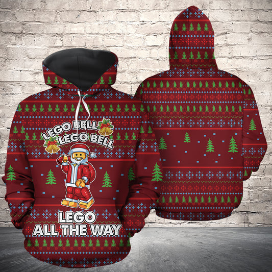 Lego HT251121 Unisex womens & mens, couples matching, friends, funny family sublimation 3D hoodie christmas holiday gifts (plus size available)