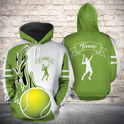 Tennis HT261121 Unisex womens & mens, couples matching, friends, funny family sublimation 3D hoodie christmas holiday gifts (plus size available)