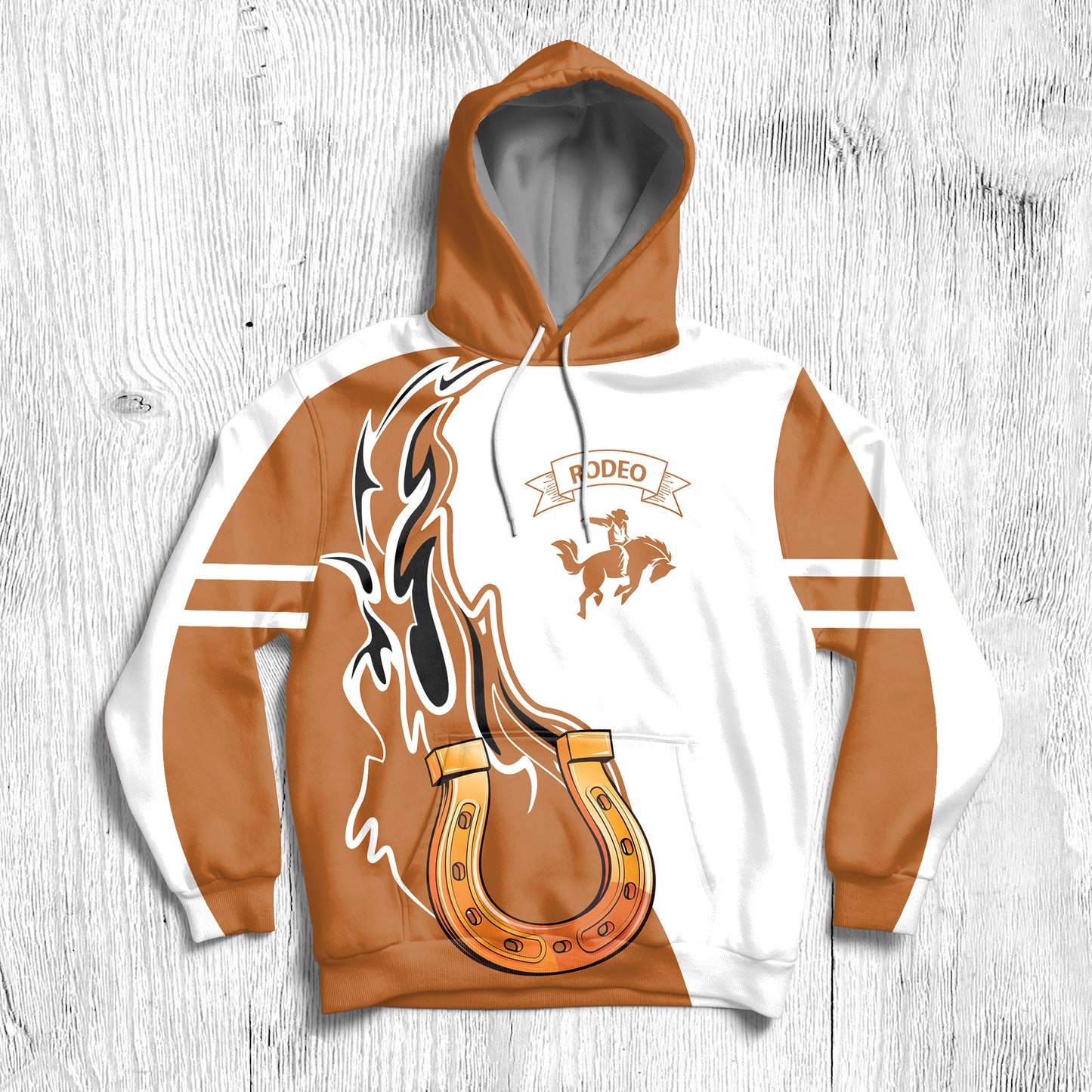 Rodeo HT261122 Unisex womens & mens, couples matching, friends, funny family sublimation 3D hoodie christmas holiday gifts (plus size available)