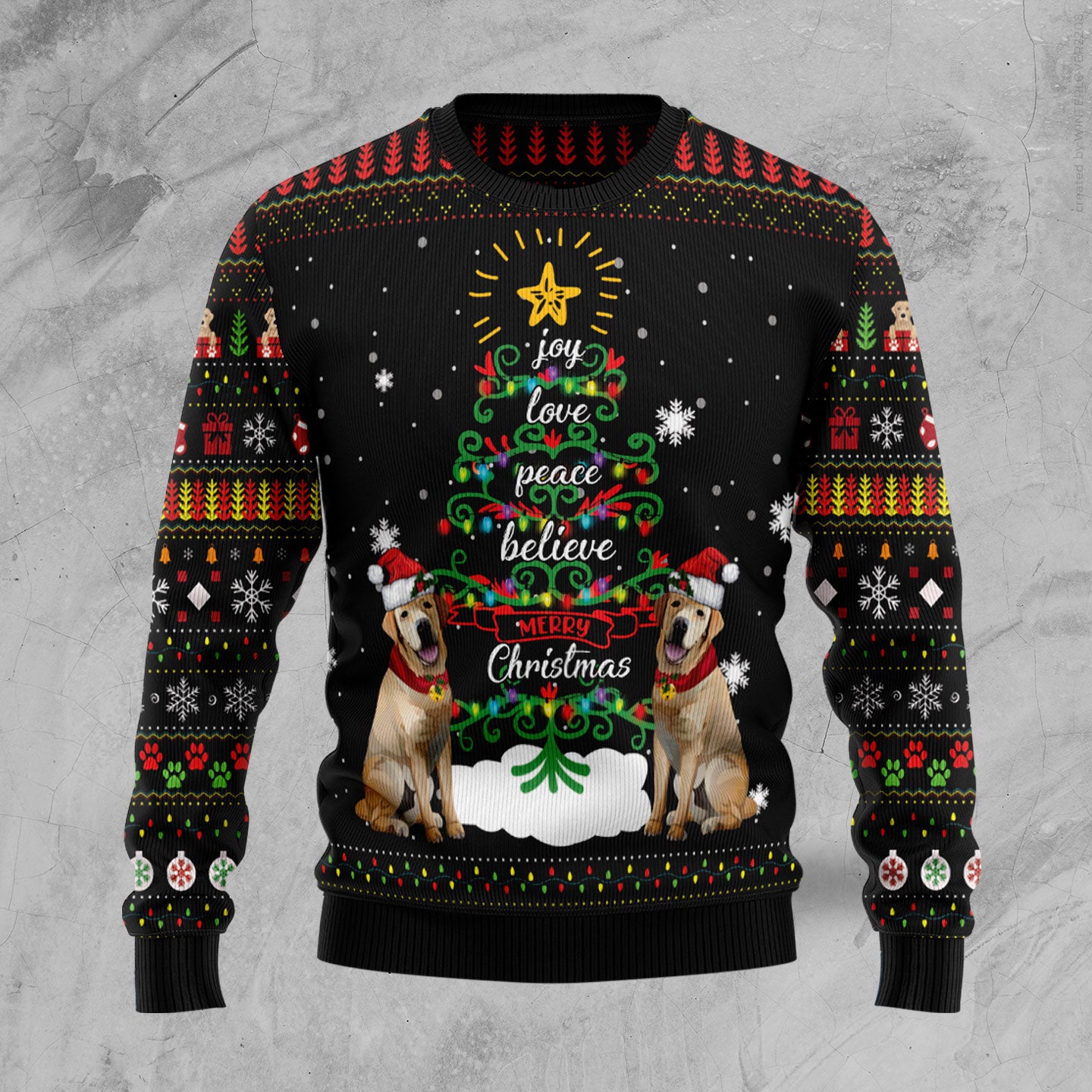 Labrador Retriever HZ102116 Ugly Christmas Sweater