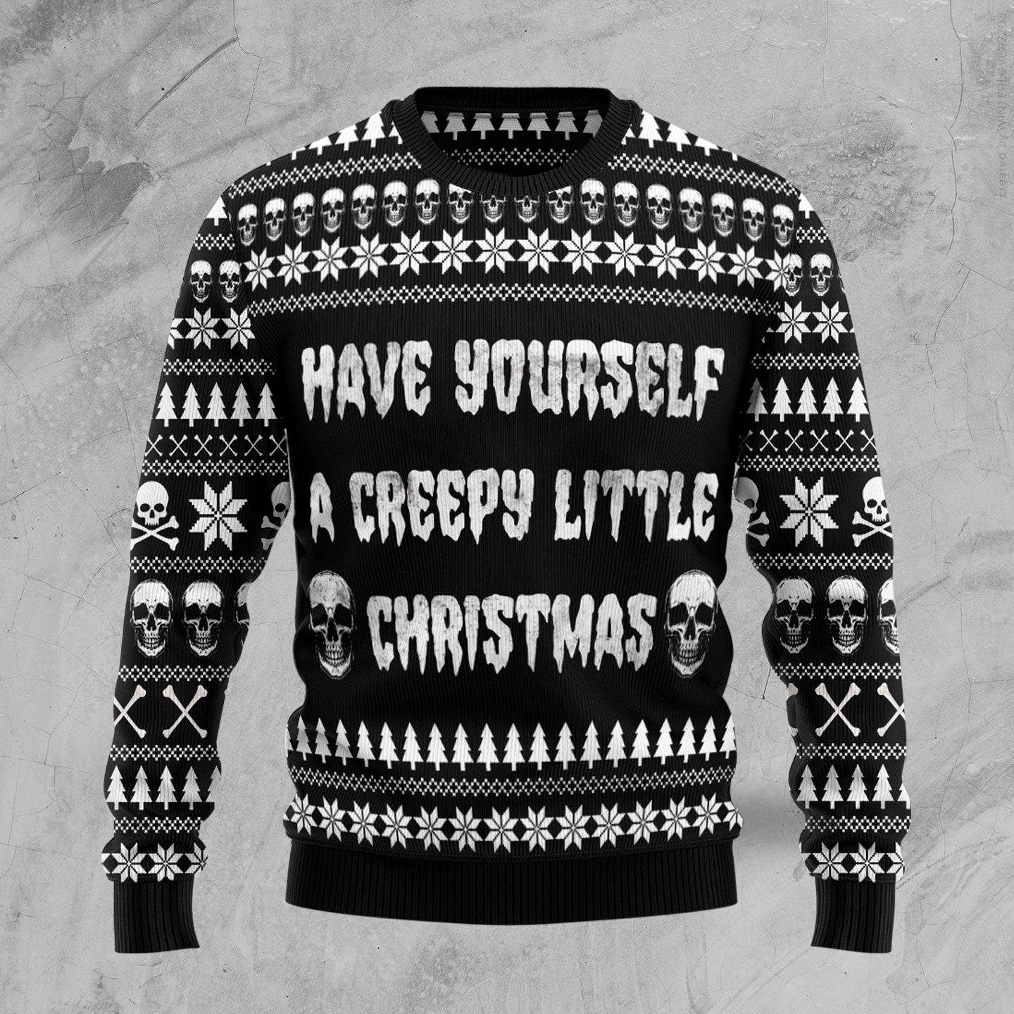 Have yourself a creepy little christmas HZ102306 Ugly Christmas Sweater