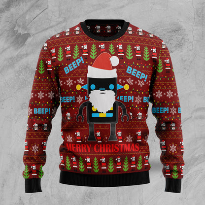 Robot Santa HZ102312 Ugly Christmas Sweater