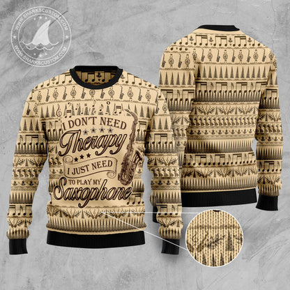 Saxophone Lover HZ102801 Ugly Christmas Sweater