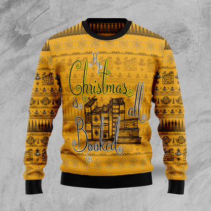 My Christmas is all booked HZ102804 Ugly Christmas Sweater