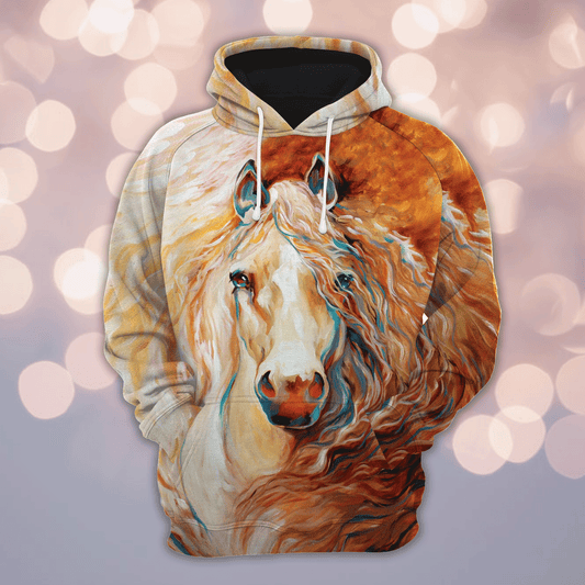Unbridled Horse 3D HZ112303 - All Over Print Unisex Hoodie