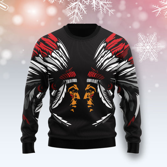 Native Always Remember HZ112707 unisex womens & mens, couples matching, friends, funny family ugly christmas holiday sweater gifts (plus size available)
