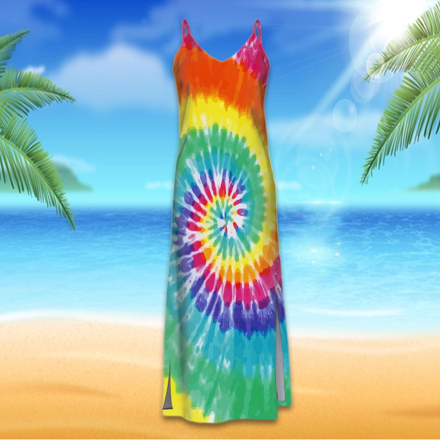 Awesome Tie dye - Hawaii Dress