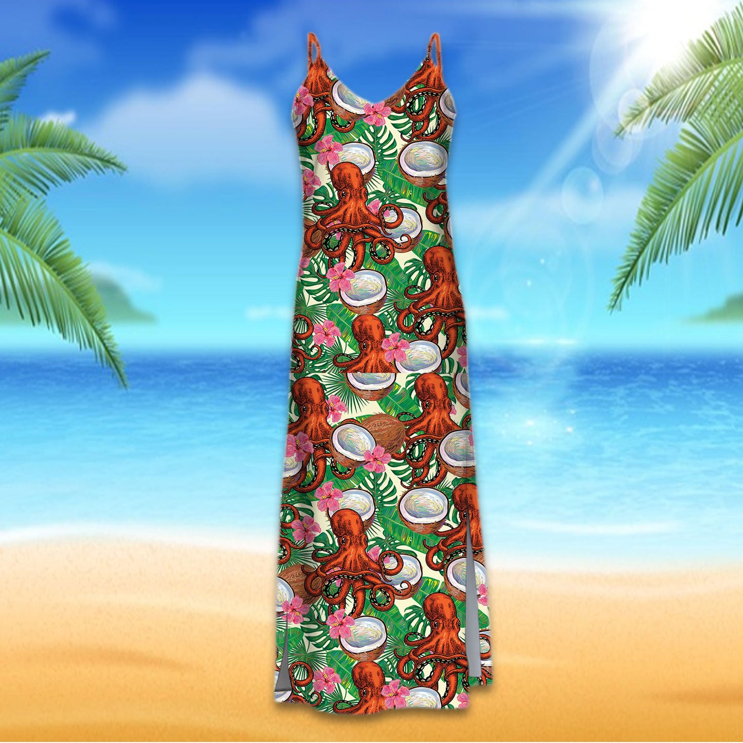 Octopus Coconut - Hawaii Dress