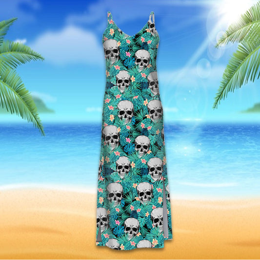 Skull Tropical - Hawaii Dress