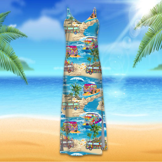 Hippie Bus Island - Hawaii Dress