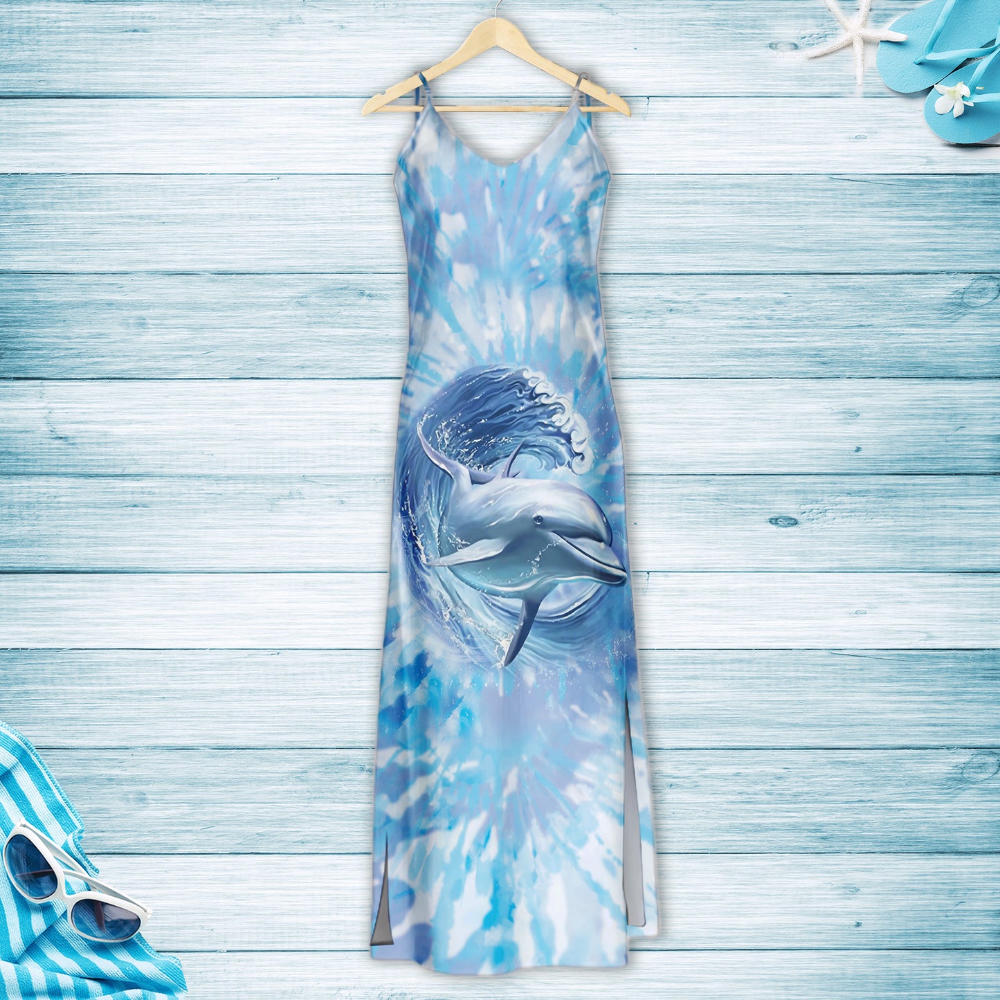 Dolphin Tie Dye - Hawaii Dress