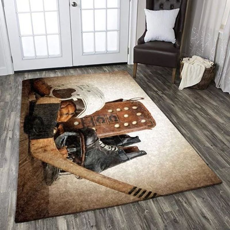 Hockey Equipment - Rectangle Rug 26