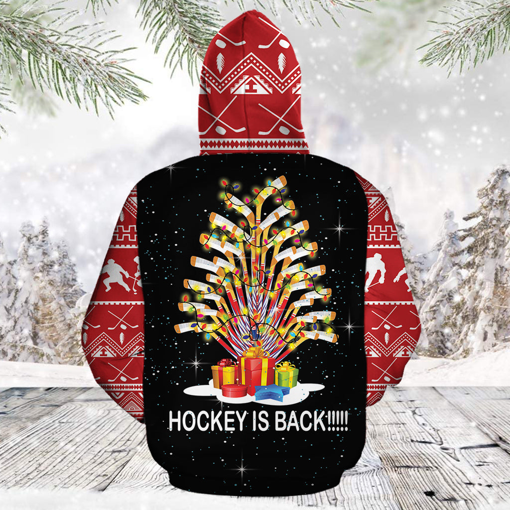 Hockey Is Back TG51116 - All Over Print Unisex Hoodie