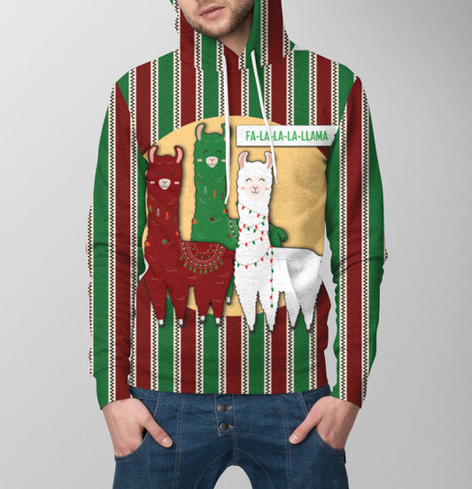 Llama Lover TG5128 unisex womens & mens, couples matching, friends, llama lover, funny family sublimation 3D hoodie christmas holiday gifts (plus size available)