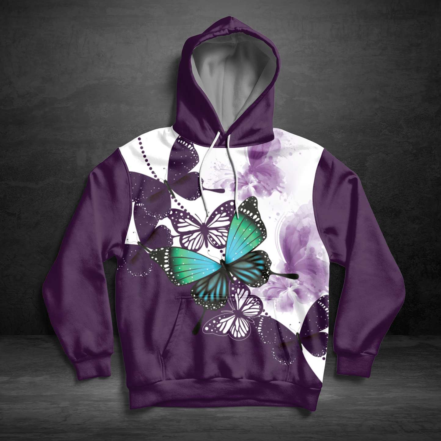 Butterfly Purple Beauty TY1311 - All Over Print Unisex Hoodie