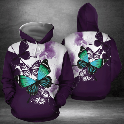 Butterfly Purple Beauty TY1311 - All Over Print Unisex Hoodie