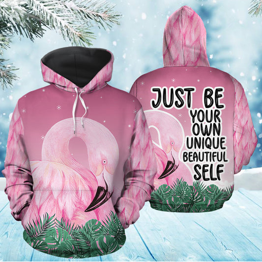 Flamingo Unique TY1012 unisex womens & mens, couples matching, friends, funny family sublimation 3D hoodie christmas holiday gifts (plus size available)