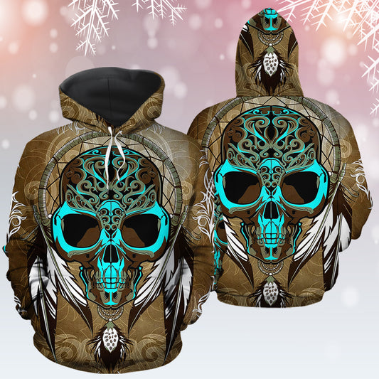 Skull Awesome TY1512 unisex womens & mens, couples matching, friends, funny family sublimation 3D hoodie christmas holiday gifts (plus size available)