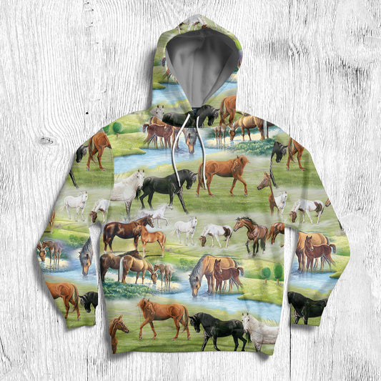 Horse Country Riverside G51013 - All Over Print Unisex Hoodie