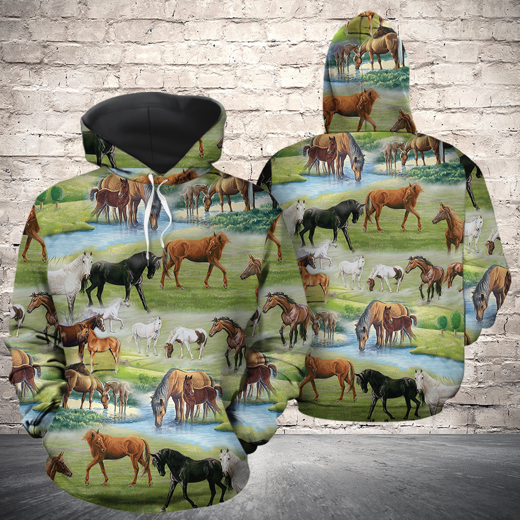 Horse Country Riverside G51013 - All Over Print Unisex Hoodie