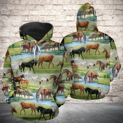 Horse Country Riverside G51013 - All Over Print Unisex Hoodie