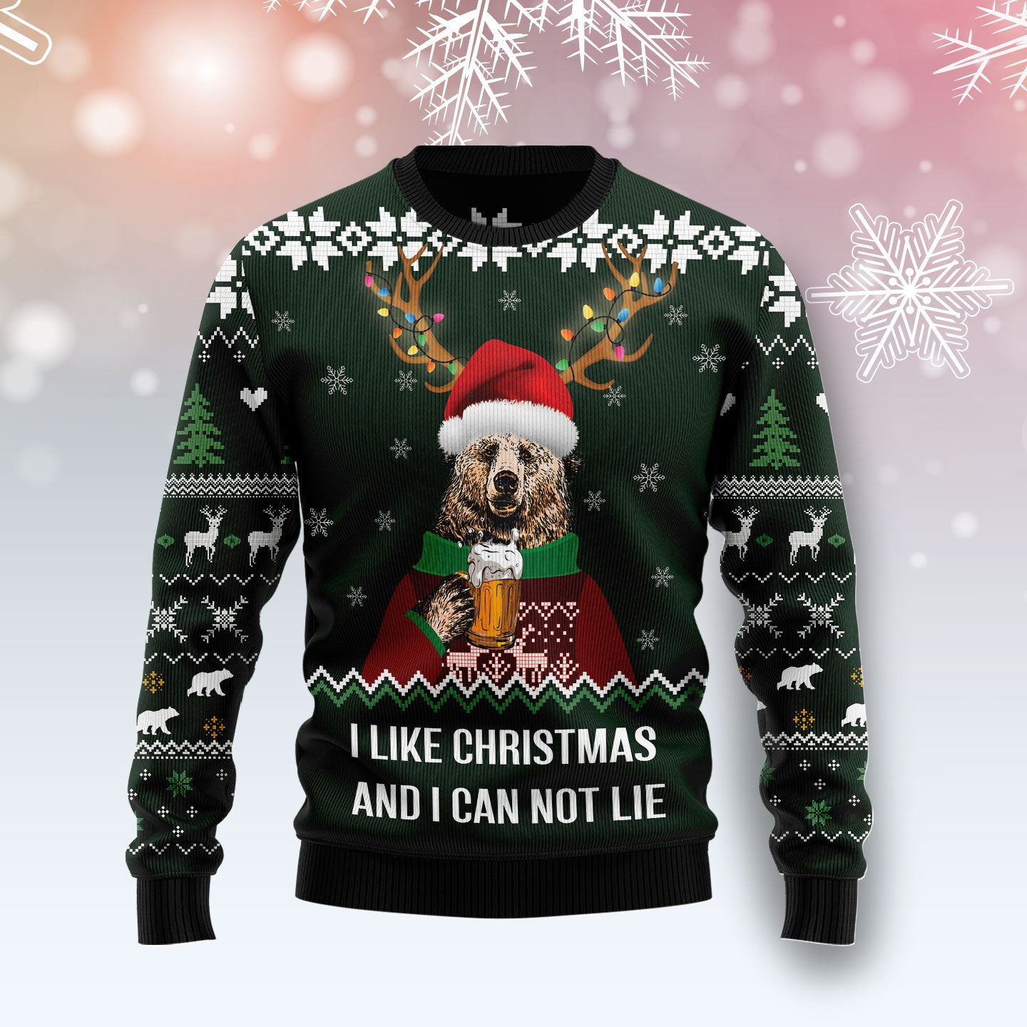 I Like Christmas And I Can Not Lie TG51021 Ugly Christmas Sweater