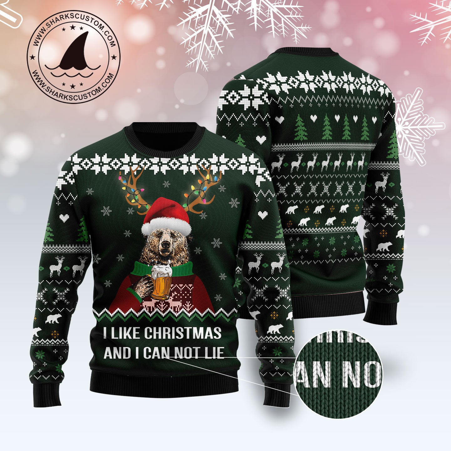 I Like Christmas And I Can Not Lie TG51021 Ugly Christmas Sweater