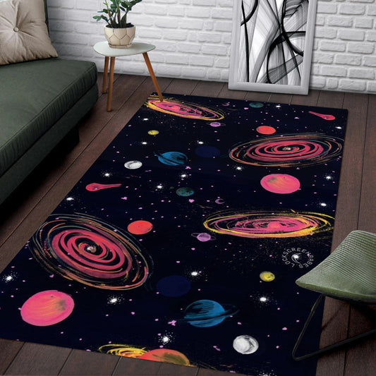 Impessive Space Rectangle Rug
