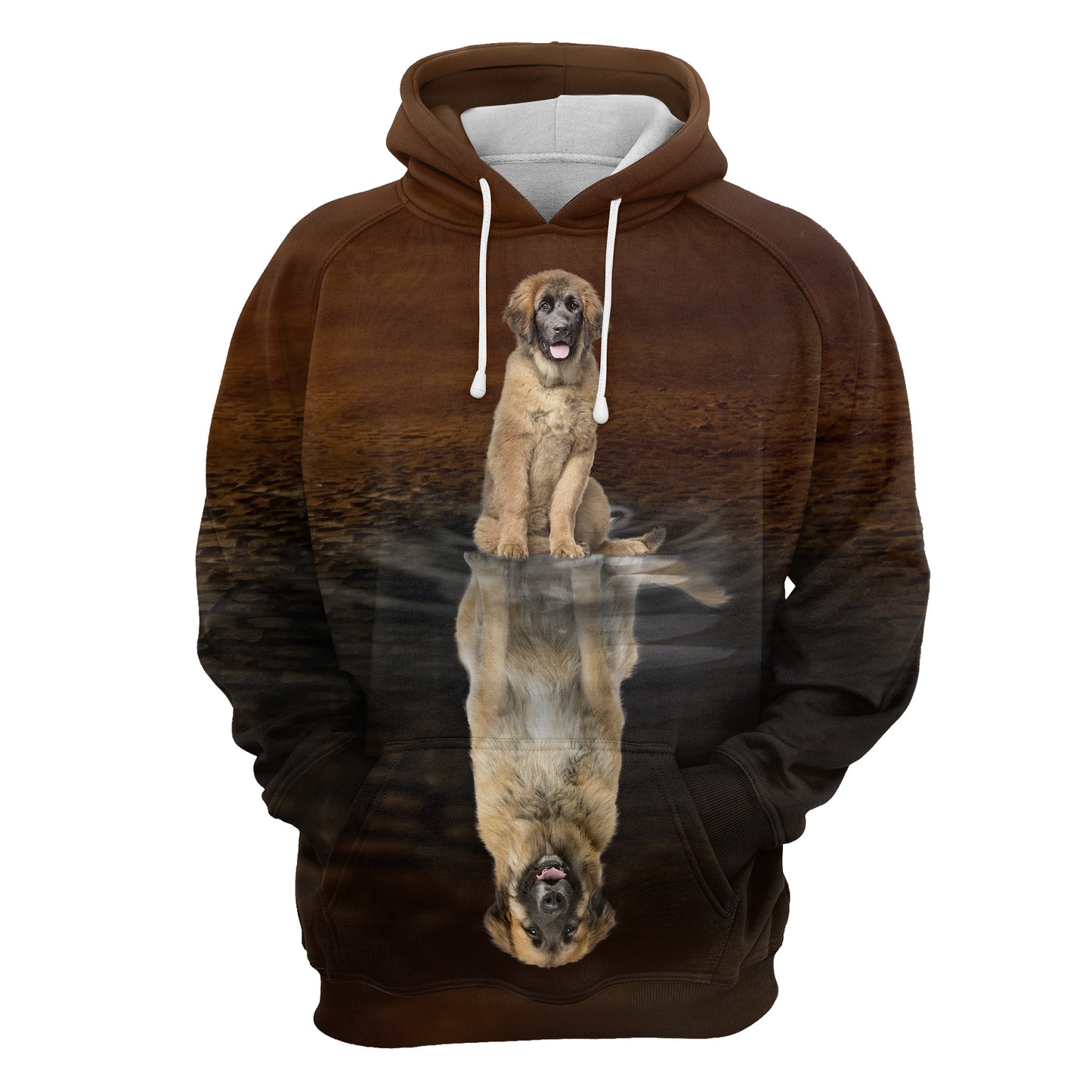 Cute Leonberger Reflection H22417 - All Over Print Unisex Hoodie