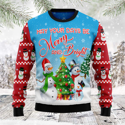 Love Snowman TG5122 unisex womens & mens, couples matching, friends, funny family ugly christmas holiday sweater gifts (plus size available)