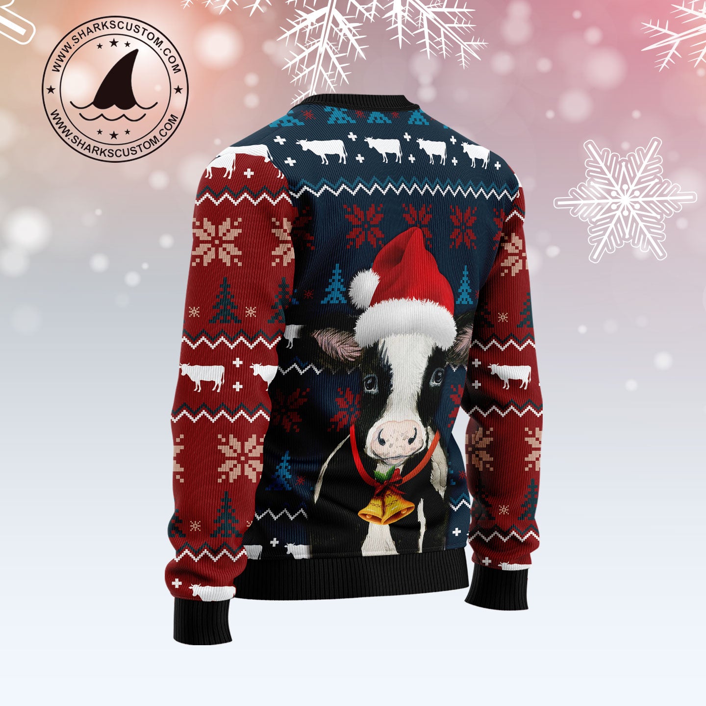 Lovely Cow TG51021 Ugly Christmas Sweater