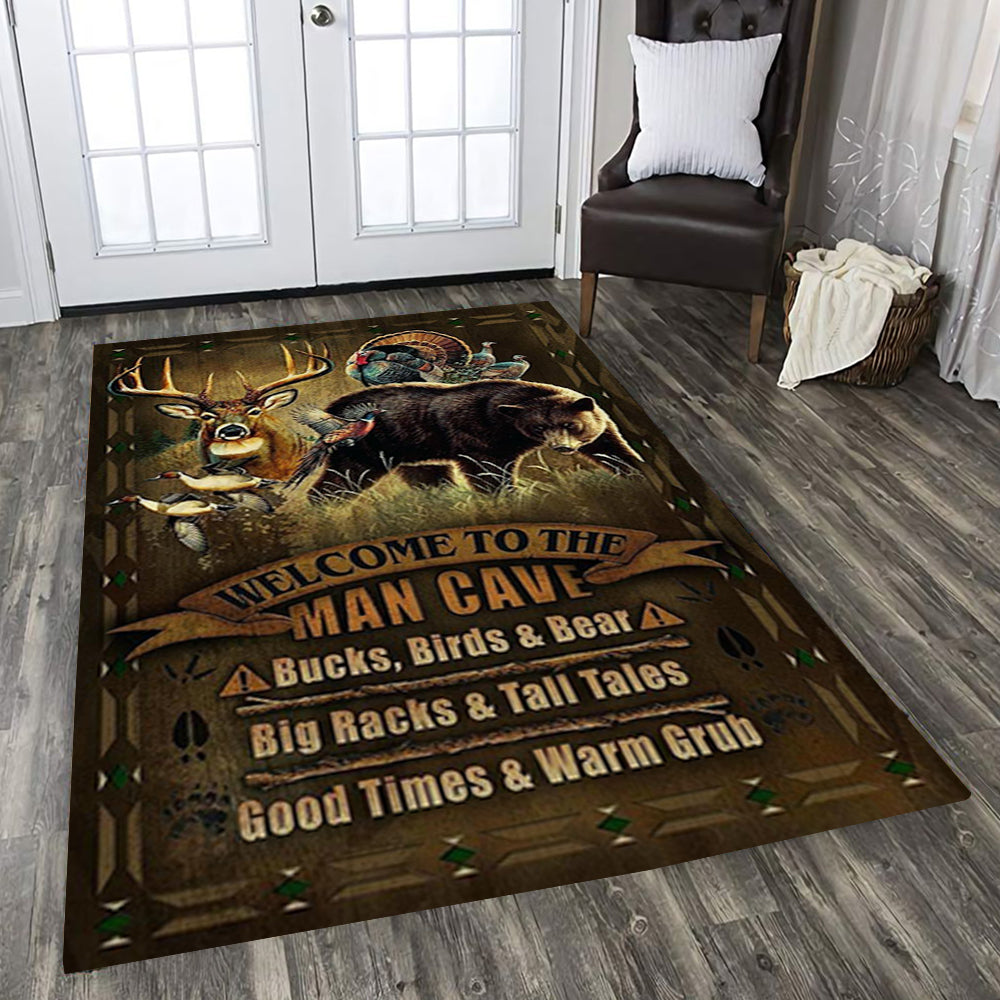 Man Cave Hunting Rectangle Rug – PERSONALIZEDWITCH