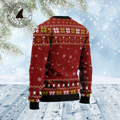 Merry Winemas D1011 Ugly Christmas Sweater