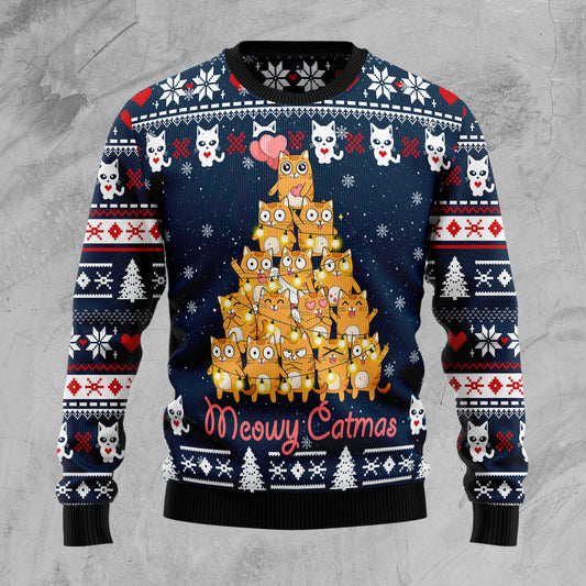 Meowy Catmas TG5116 Ugly Christmas Sweater