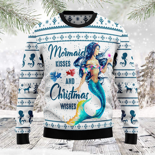 Mermaid Wishes TG5127 Ugly Christmas Sweater