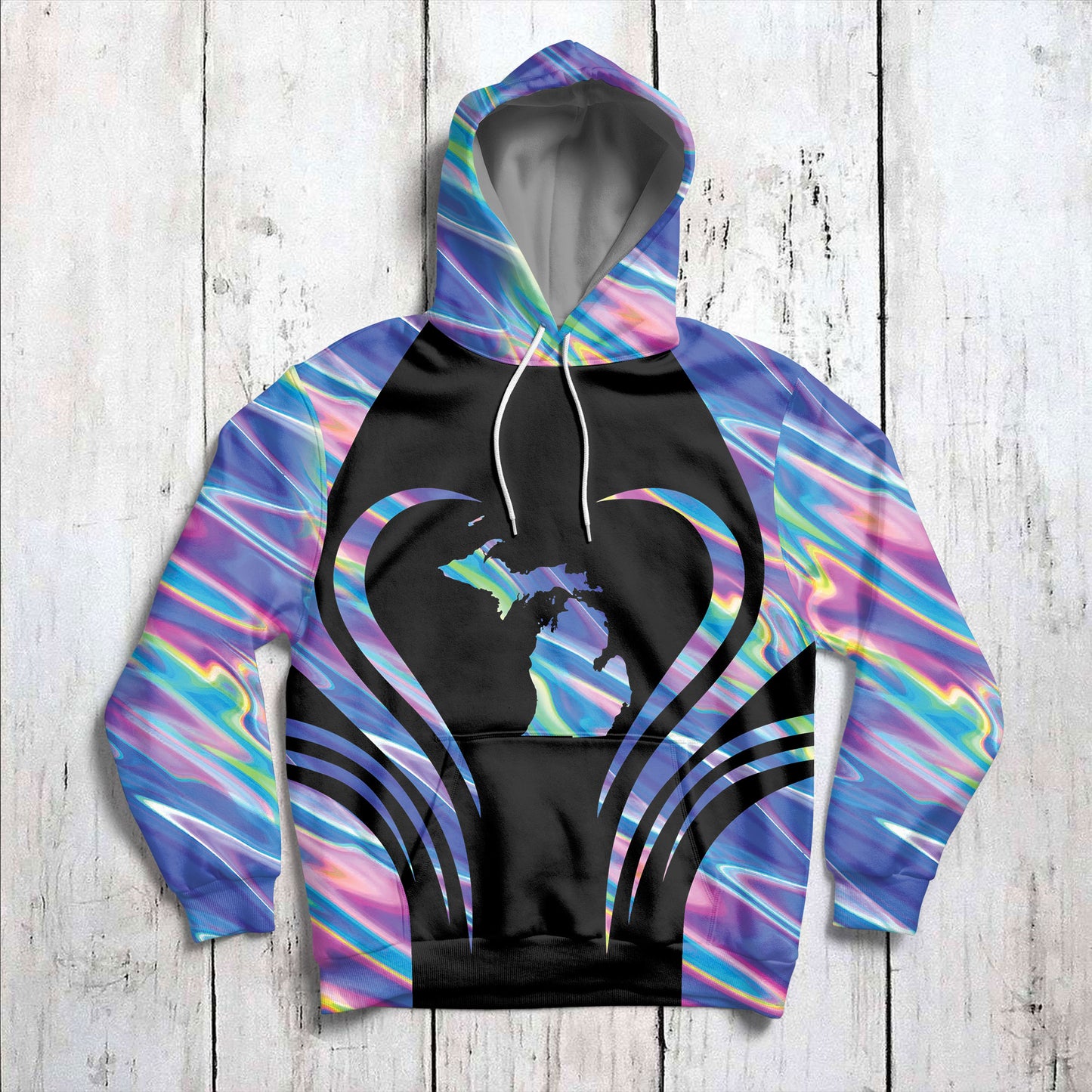 Michigan Love G51119 - All Over Print Unisex Hoodie