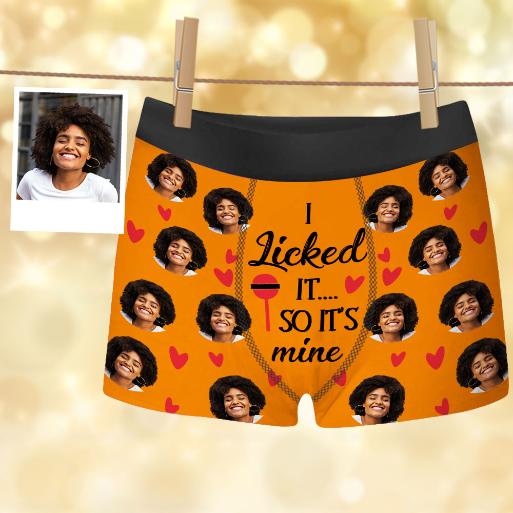 I Licked It So It's Mine Custom Image All Over Print Men's Boxer Brief –  PERSONALIZEDWITCH