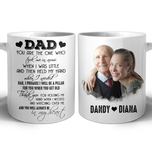 Personalized Mug - Dad, Thank You for holding my hand D4318 - PersonalizedWitch