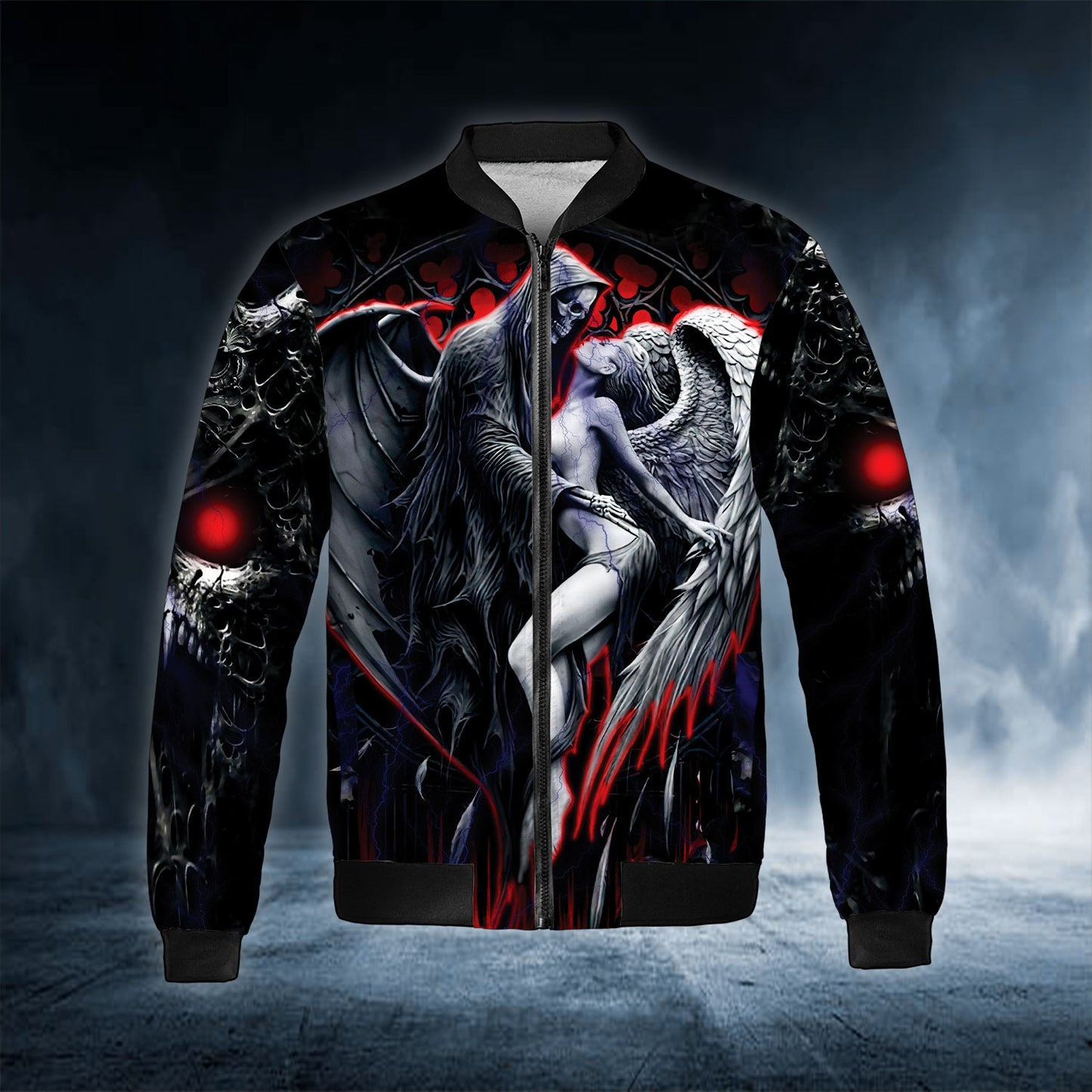 Dead God and Angel Bomber Jacket