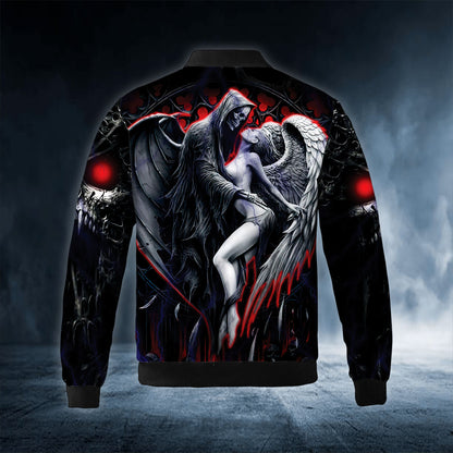 Dead God and Angel Bomber Jacket