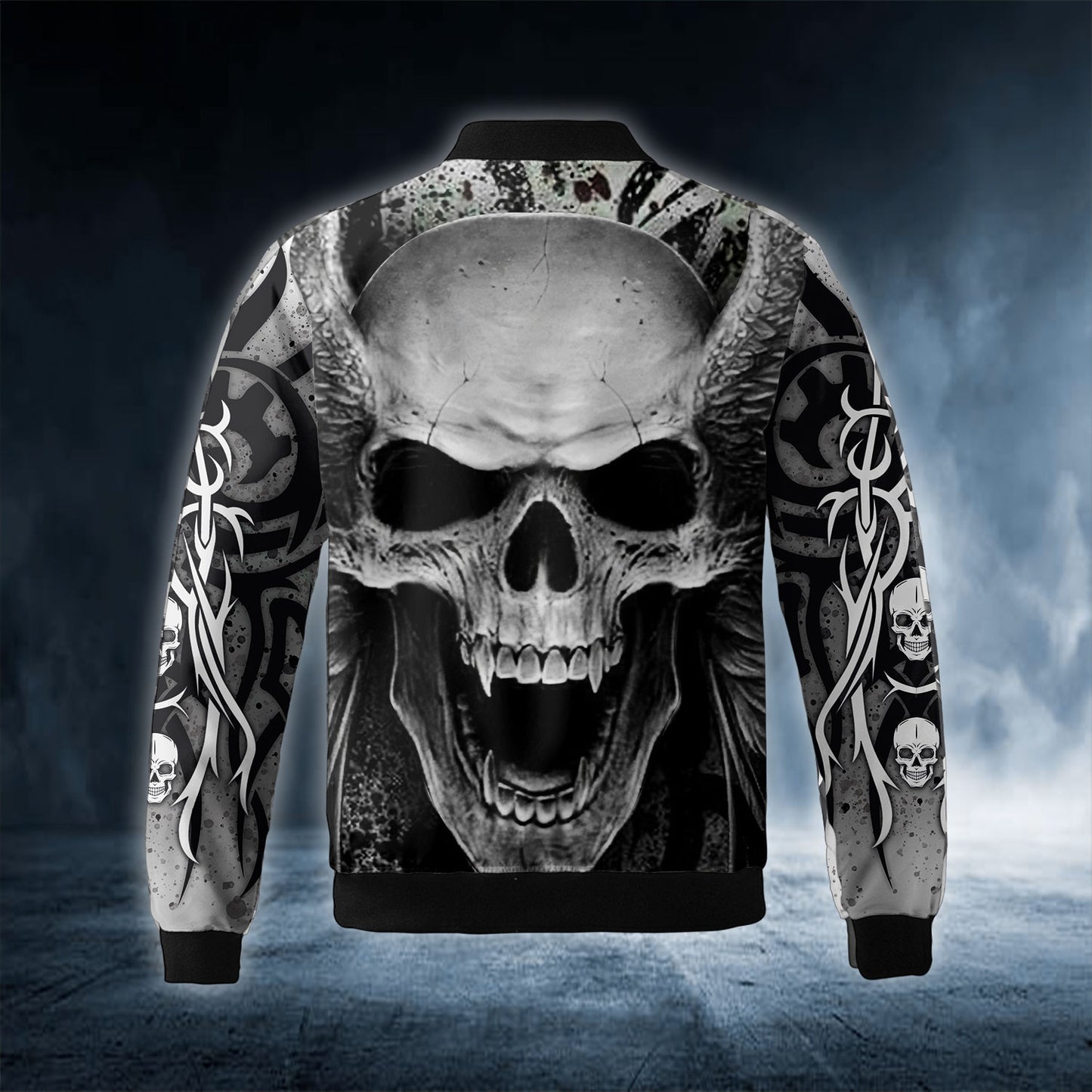 Awesome King Skull Bomber Jacket