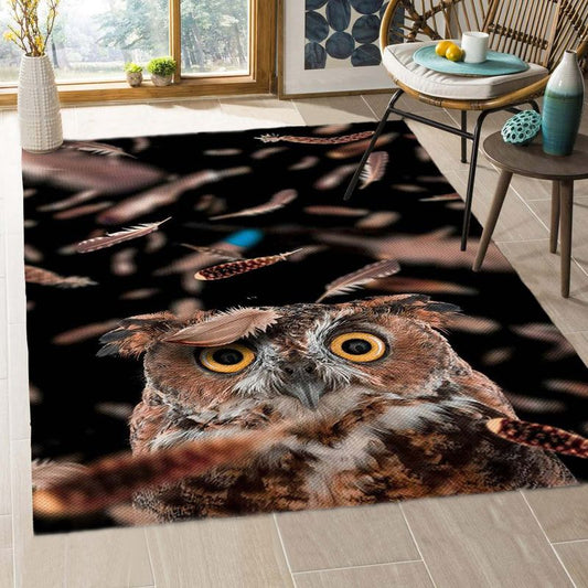 Owl Mysterious - Rectangle Rug