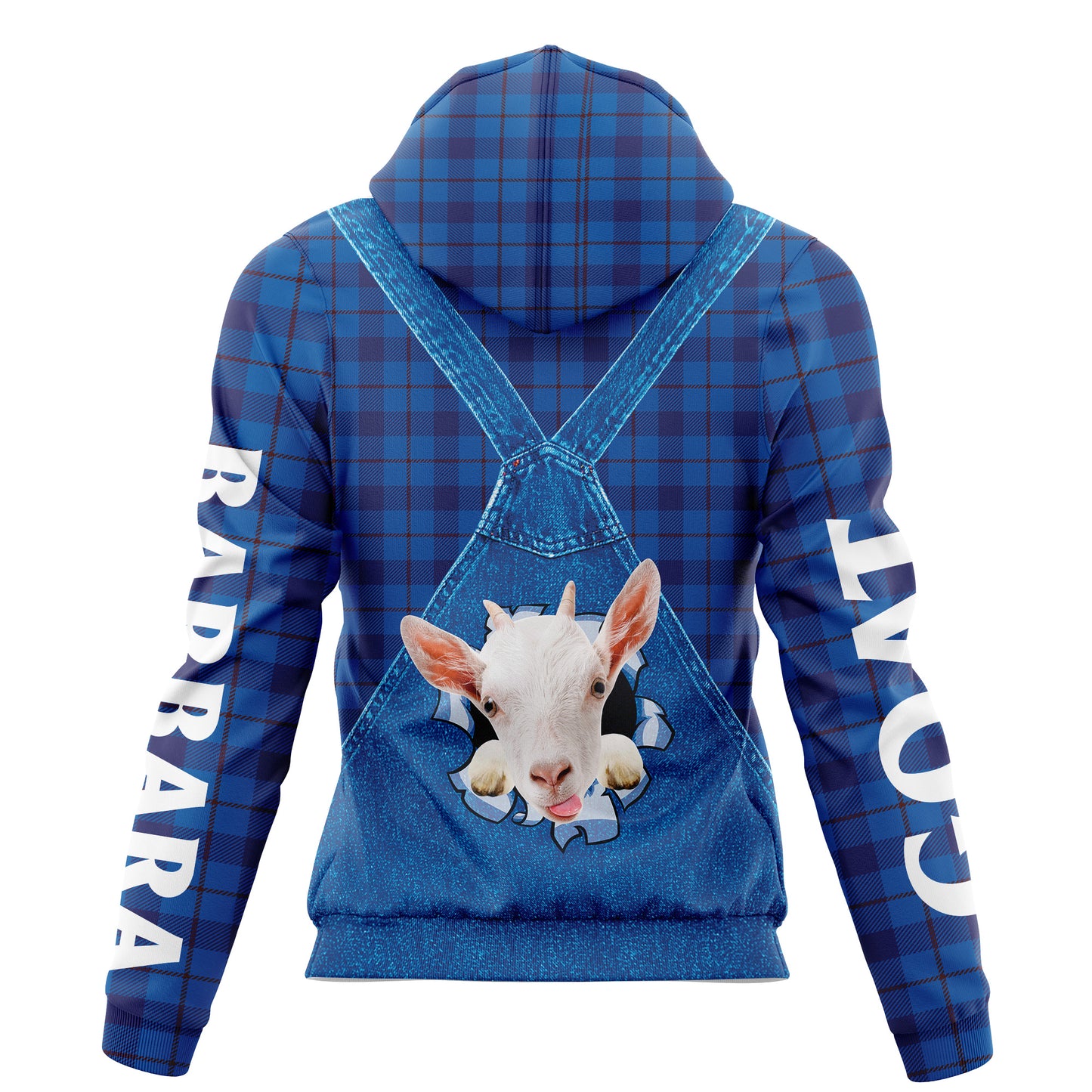 Custom Just A Girl Who Loves Goats TG51111 All Over Print Unisex Hoodie