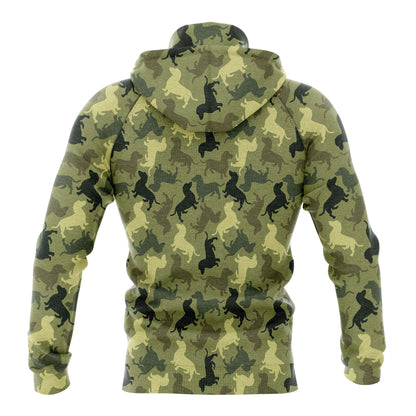 Amazing Camouflage of Dachshund H22412 All Over Print Unisex Hoodie