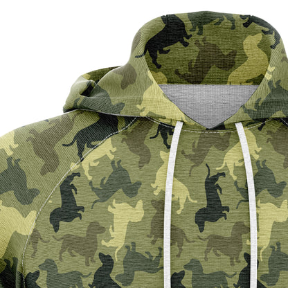 Amazing Camouflage of Dachshund H22412 All Over Print Unisex Hoodie