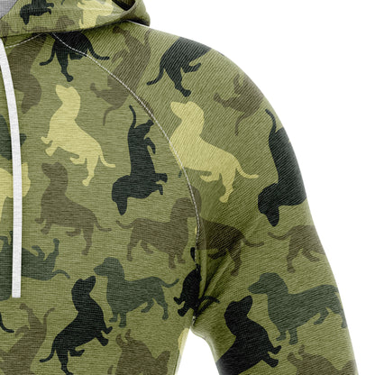 Amazing Camouflage of Dachshund H22412 All Over Print Unisex Hoodie