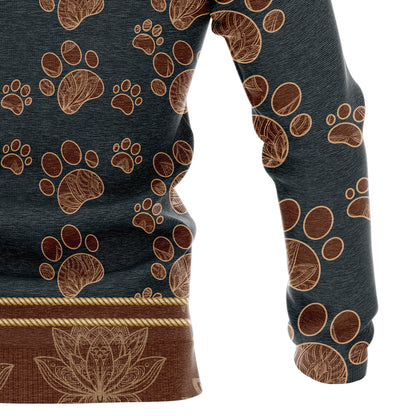 Miniature Schnauzer Floral Paw T274 All Over Print Unisex Hoodie