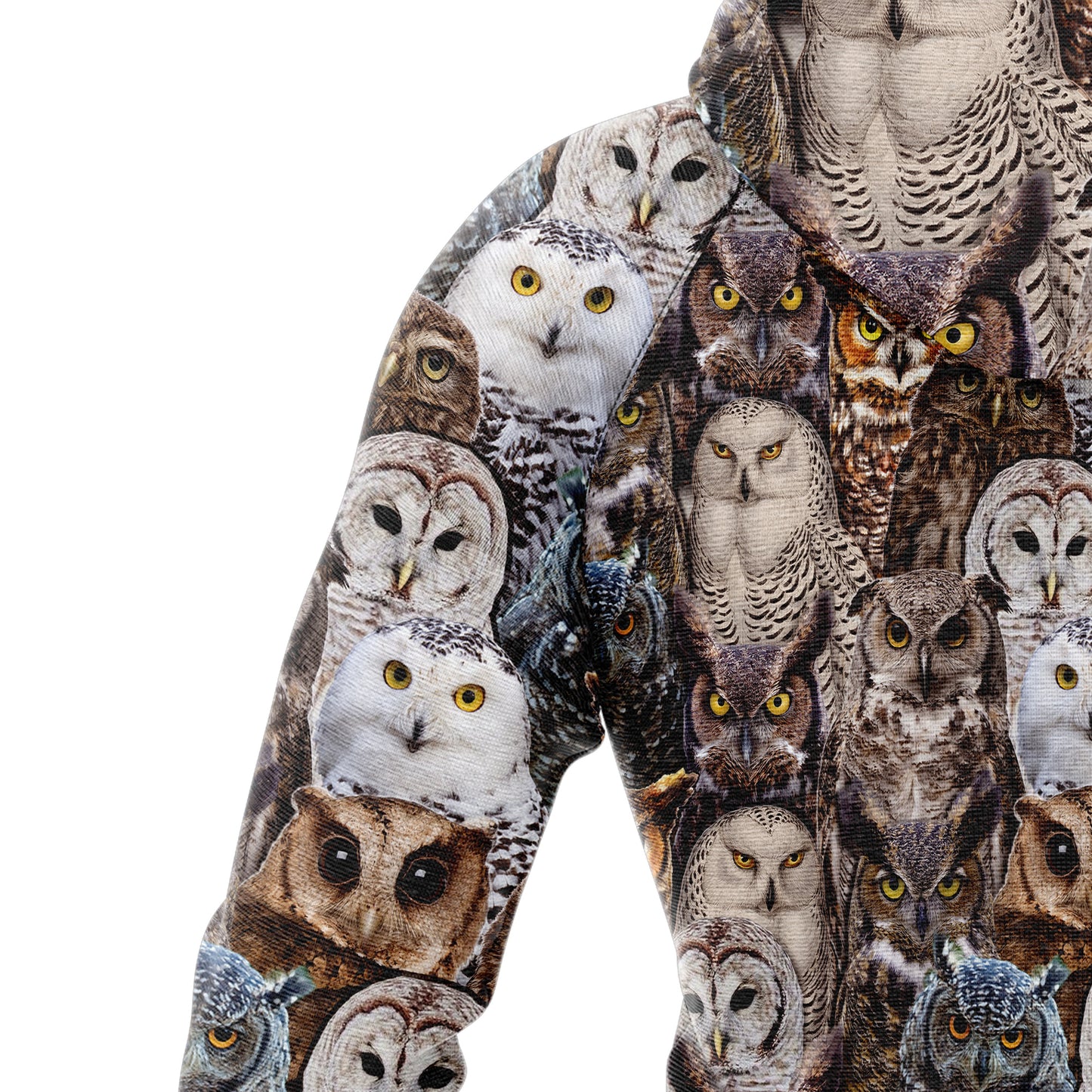 Owl Awesome Group T224 All Over Print Unisex Hoodie