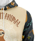 Amazing Sloth HT06809 All Over Print Unisex Hoodie